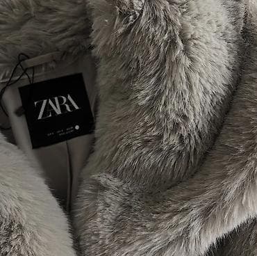 topdan geyim: Kürk, Zara, M, S, rəng - Boz — 3