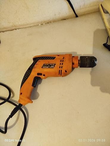 Mexaniki əl alətləri: Zərbəli drel Şəbəkədən — 2