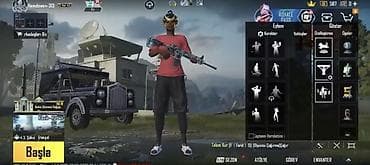 PUBG Mobile hesabı satılır – zəngin kosmetik və inventar toplusu -