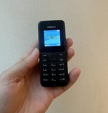 nokia telfon: Nokia < 2 GB Memory Capacity, rəng - Qara, Düyməli — 2