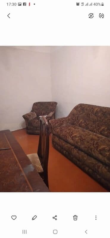 sabuncu bazarı: 40 kv. m, 2 otaqlı, Qaz, İşıq, Su — 12