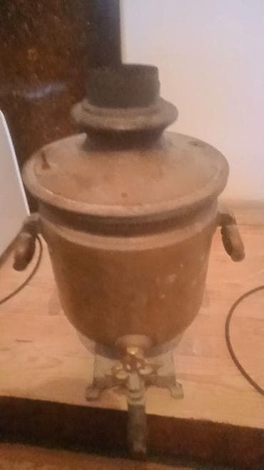 qedimi simavar: Məhsul: Mis samovar, kömür/odunla işləyən klassik model — 3