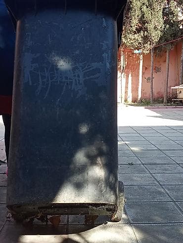 Reklam lövhələri: Təkərli zibil qutusu – böyük tutumlu, sərt plastik korpuslu — 2