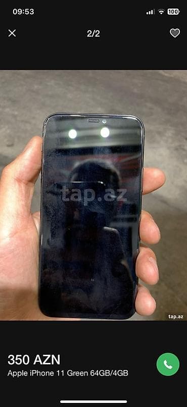 IPhone 11, 64 GB, Yaşıl