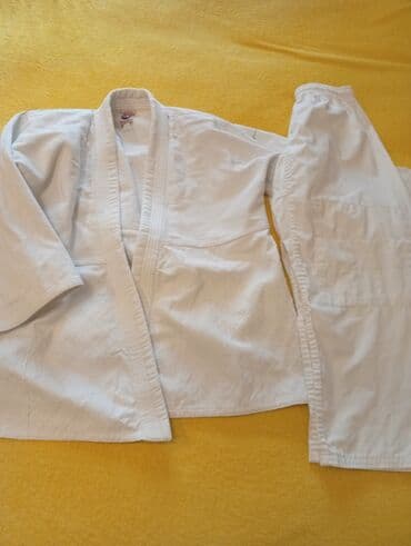 trenerke od mokre likre: Judo kimono dəsti – gödəkcə və şalvar - Rəng: ağ - Material: qalın — 2
