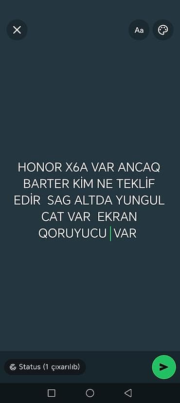 cat s60: Honor X6a — 1