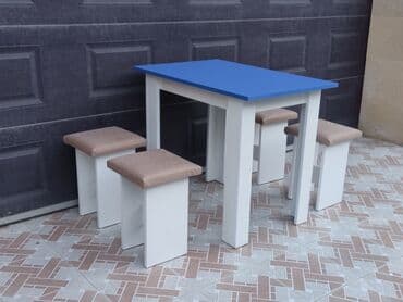 yazı masa: Mətbəx üçün, 4 stul — 16