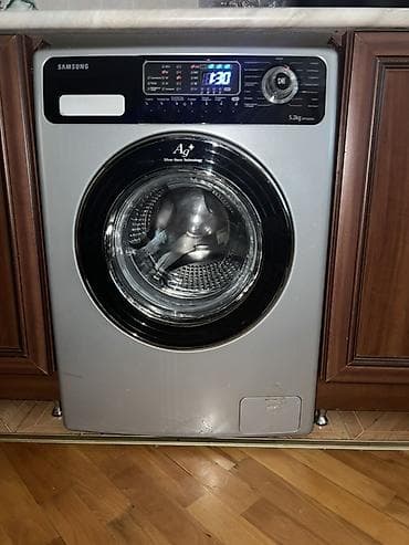 Avto xidmətlər: Samsung paltaryuyan maşın – ön yükləməli, gümüş rəng - Yükləmə həcmi — 1