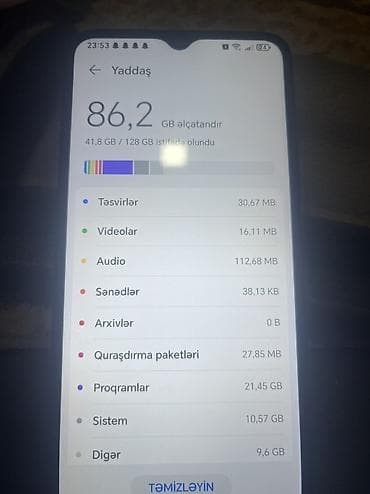 azercell mifi modem: Honor X5b, 128 GB — 5