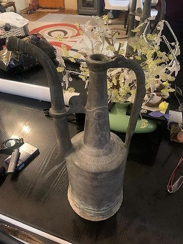 kohnə pullar alıram: Mis su qabı – antik tuluq (ibrik) tipli su tökən - Material: qəlibdə — 2