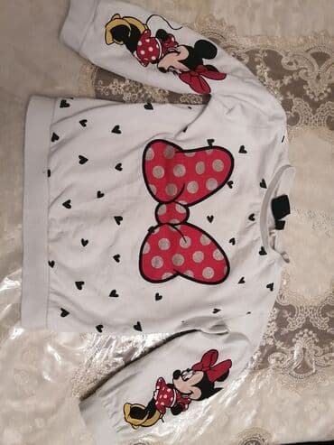 детская белая футболка: Köynək, Qız üçün, 2 - 3 yaş — 1