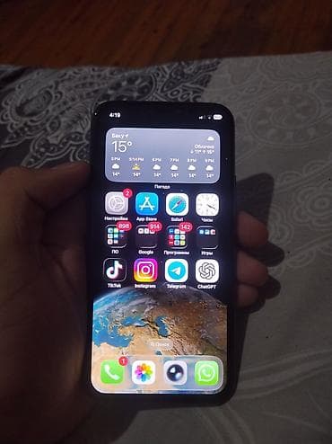 apple mac: IPhone 11 Pro, 256 GB, Alpine Green, Simsiz şarj, Face ID, Sənədlərlə — 4