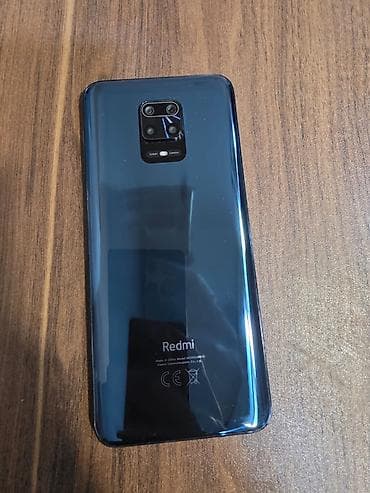iphone pro max: Redmi Note 9 Pro, 128 GB, rəng - Göy, Barmaq izi, Face ID, Sensor — 6