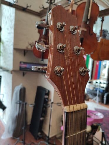 kabelər: Elektro akustik gitara Smiger FN-20 Üst: Şam ağacı Qol: Gül ağacı — 4