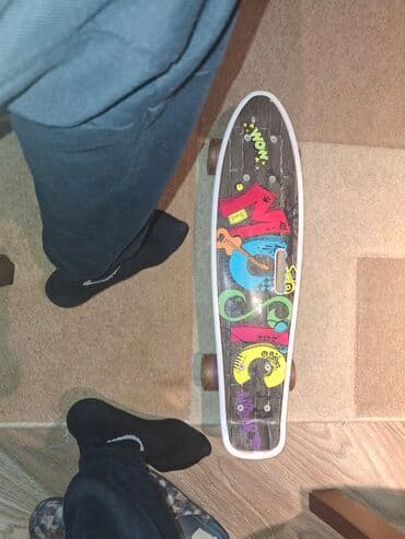 Hovuzlar: Mini kruizer skeytbord - Gövdə: Ağ rəngli, yuxarı hissəsi — 2