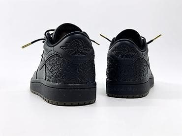 geyin: Məhsul: Nike Air Jordan 1 Low – “Triple Black” xüsusi detallı versiya — 4