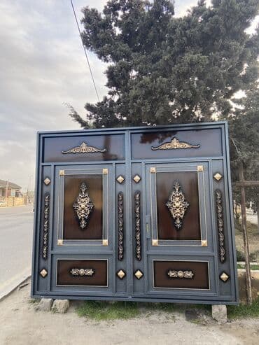 ən ucuz darvazalar: Eni-3 Hündürlük-2.60 Çərçivə-8lik Şveller,List-2.5,Profil — 13