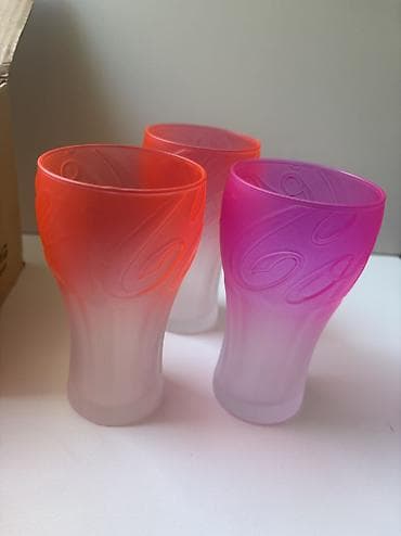 Stəkanlar, rəng - Narıncı, Şüşə, 6 ədədli dəst, 500 ml — 4