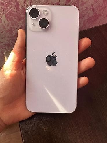 apple nausnik: IPhone 14, 128 GB, Simsiz şarj, Face ID, Sənədlərlə — 1