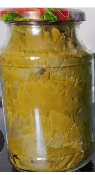 Şirniyyat məhsulları: Məhsul: Ev şəraitində hazırlanmış qida konservləri dəsti Tərkib: - — 1