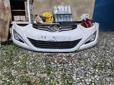 bufer ustasi: Hyundai Elantra 2014 - Rəng: ağ (orijinal zavod rəngi) - Tam ön — 1