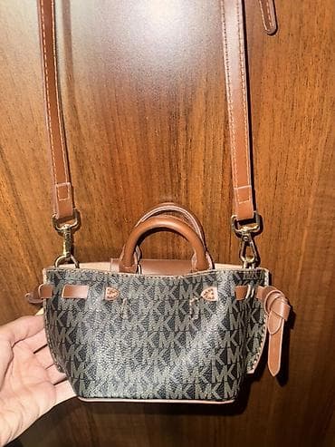 Çantalar: Michael Kors mini çanta - Model: MK monoqram naxışlı mini — 2