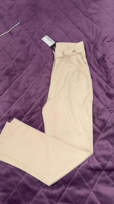 trapes salvar: Şalvar, Zara, S, M, rəng - Bej — 1