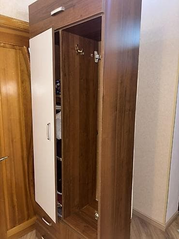 tek krafat: 2 qapılı, Siyirməli, Rəngli, Digər material, Açılan, Düz dolab — 1