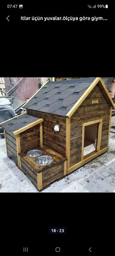 pişik yuvaları: Müxtəlif dizaynlarda mövcud olan bu taxta it evləri ev heyvanlarınız — 12