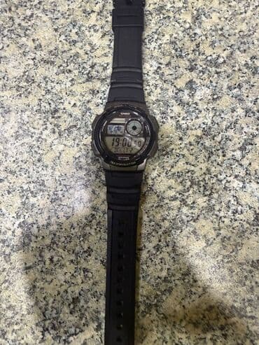 irshad telecom is saatlari: İşlənmiş, Qol saatı, Casio, rəng - Qara — 1