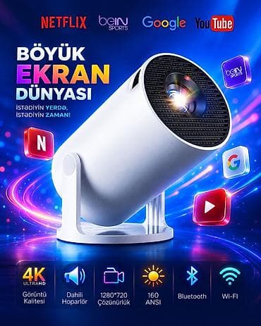 ev modemi: Yeni Portativ Proyektor Pulsuz çatdırılma — 1