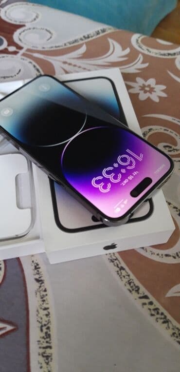 iphone 13 pro max 128 gb qiymeti: IPhone 14 Pro, 128 GB, Deep Purple, Face ID — 3