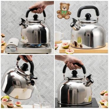 metbex eşyalari: Yeni, Çaydan, Paslanmayan polad, 3-dən çox l — 1