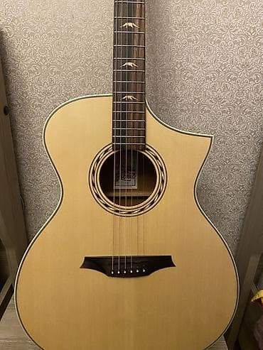 Akustik gitara, 6 sim, İşlənmiş, Ünvandan götürmə, Pulsuz çatdırılma, Ödənişli çatdırılma