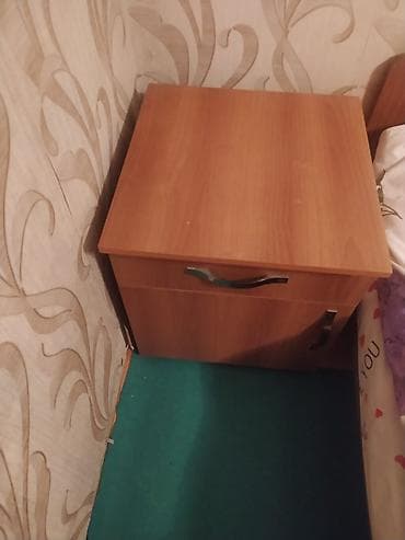 tumboçka: Yataq otağı üçün tək tumba - Material: ağac teksturalı laminat/DMF - — 4