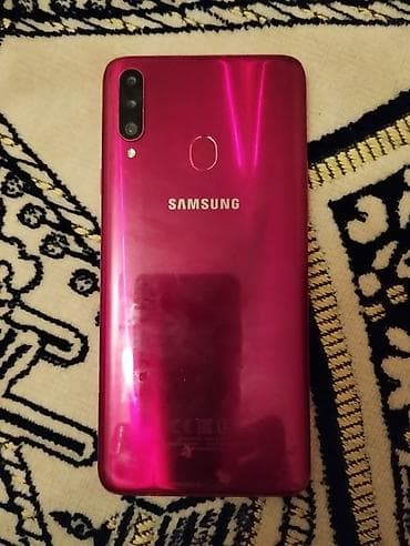 telefon akse: Samsung Galaxy A20s, 32 GB, rəng - Qırmızı — 8