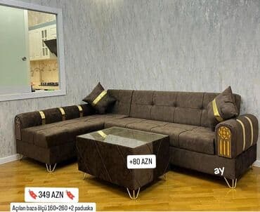 alfemo mebel baku: Künc divan — 1