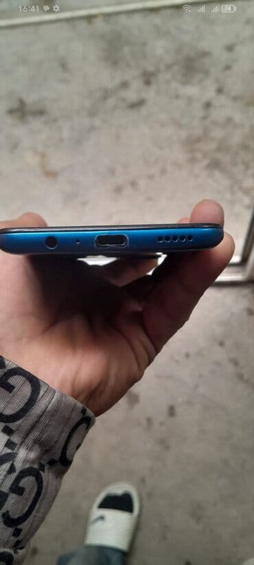 makro x7: Honor X7, 128 GB, rəng - Göy, Barmaq izi — 4