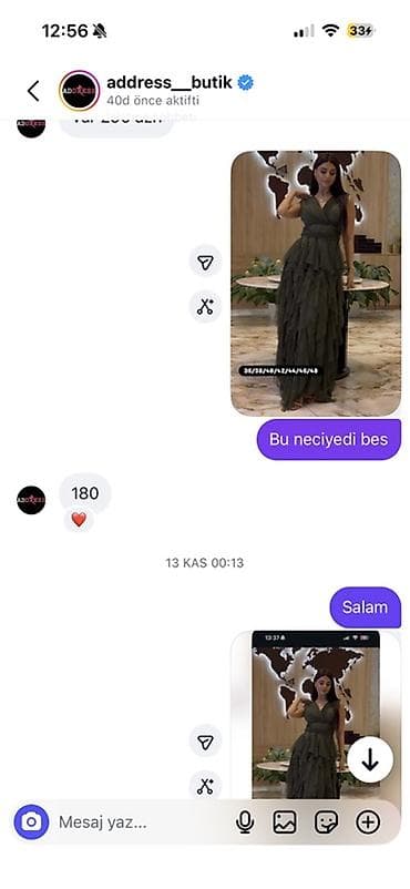 Adress butikden alinib,48 olchu,bir defe geyinilib ve tezedir,temizdir — 3