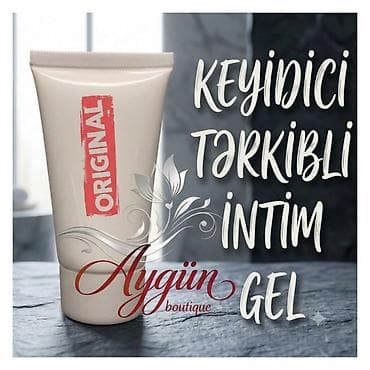 Intim gel (keyidici tərkibli) 💠 TƏZƏ ETİKETLİ İstər masaj zamanı