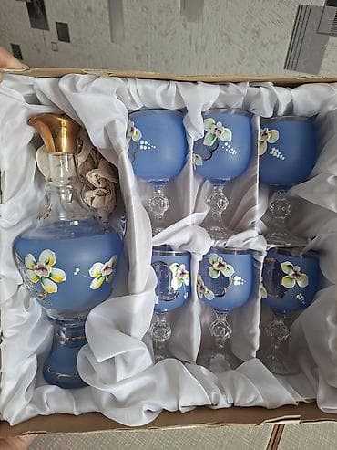 cay dəsti: Mətbəx qab-qacaq dəstləri – porcelan və şüşə Tərkib: - Müxtəlif — 1