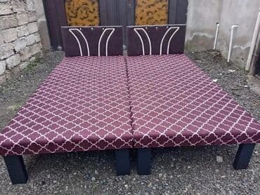 кровать баку: Новый, Односпальная кровать, Без подьемного механизма, Без матраса, Без выдвижных ящиков, Азербайджан — 9