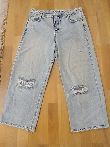 Джинсы: Джинсы, Zara, M, цвет - Голубой — 1