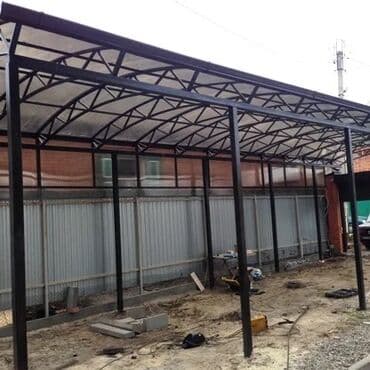 Профнастил: Metal konstruksiyalı avtomobil damı çərçivəsi, nəqliyyat vasitələrini — 3