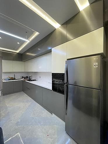 Sifarişlə mətbəx dəsti, Özü çəkən petlələr, MDF, Kredit yoxdur, Pulsuz çatdırılma