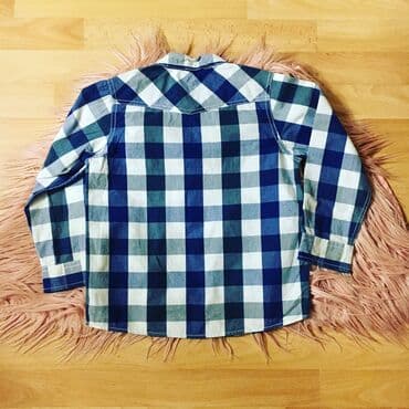 kətan köynəklər: Brend:Mothercare Yash:6-7(122) Istehsal:Bangladesh Material:100%ketan — 4