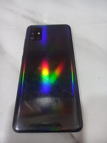 Samsung Galaxy A51, цвет - Черный, Отпечаток пальца — 8