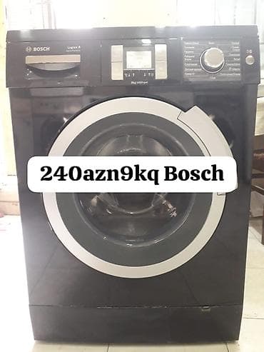 veqas kondisioner: Bosch Logixx 8 Varioperfect önyükləməli paltaryuyan maşın - Yük — 1