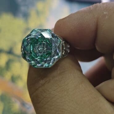 firuzə qaşlı uzuklər: Кольцо, Серебро — 1