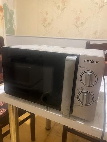 aeg pec: Mikrodalğalı soba Eurolux, Ayrıca dayanan, Mikrodalğalar ilə, rəng - Boz, İşlənmiş — 6